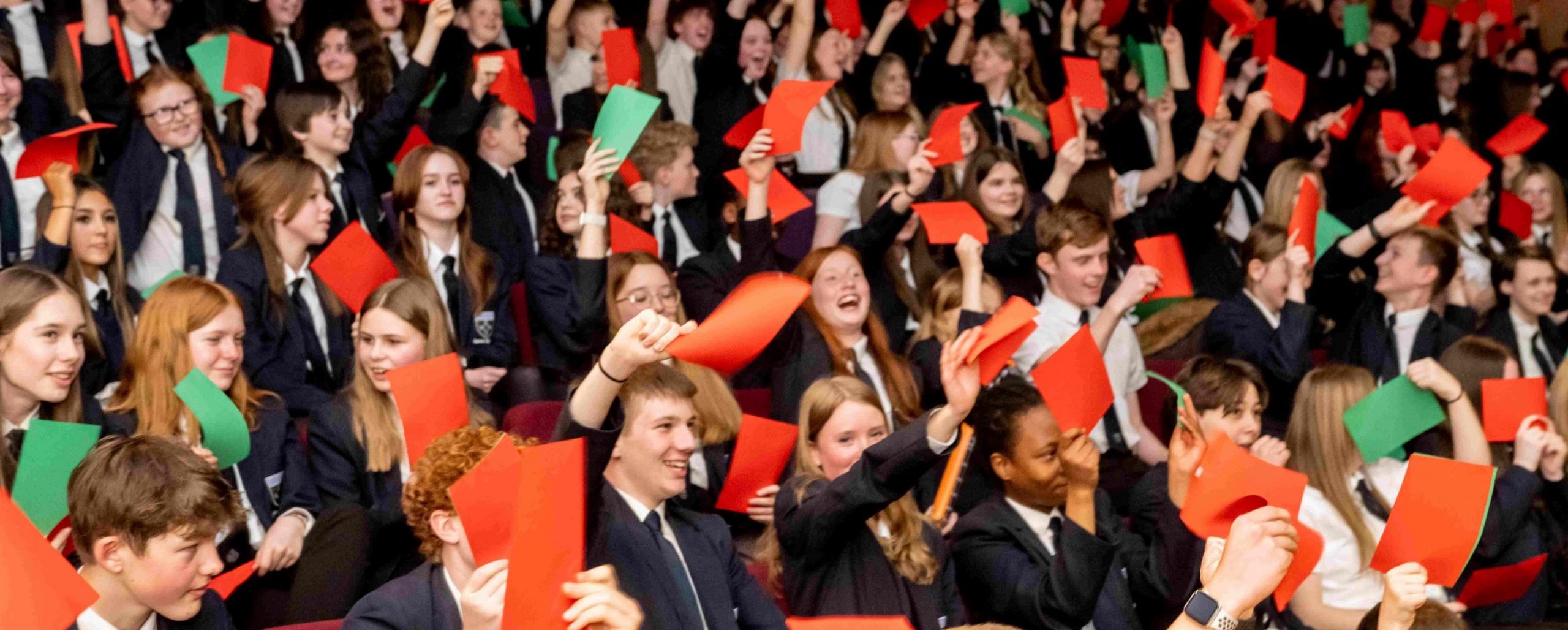 Masked Singer Audience at Carleton High